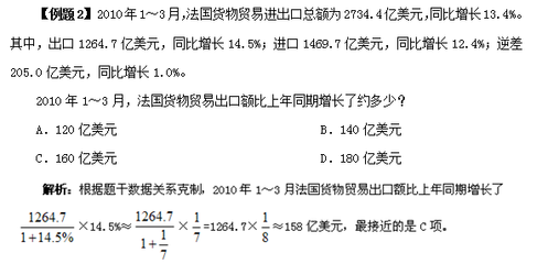 2015國家公務員考試行測資料分析 數(shù)據(jù)計算技巧(1)(2)